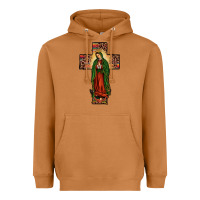 Meerkat our lady of Guadalupe cross Heavyweight Hoodie - JahusDesignShop
