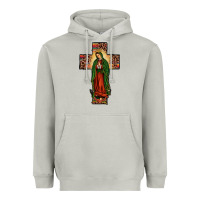 Moon Dust our lady of Guadalupe cross Heavyweight Hoodie - JahusDesignShop