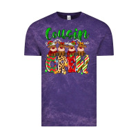 Cloud Purple cousin crew christmas deer Vintage Tee - MaliasSmallBusiness
