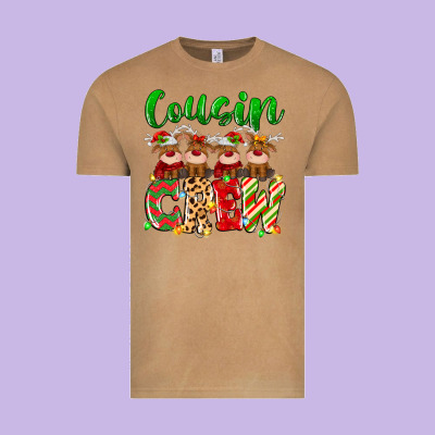Vintage Tee cousin crew christmas deer