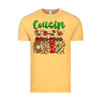 Vintage Mustard cousin crew christmas deer Vintage Tee - MaliasSmallBusiness