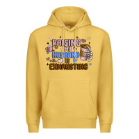 Antique Gold raising my husband is exhausting Premium Hoodie - MaliasSmallBusiness