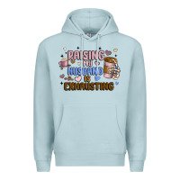 Blue Mist raising my husband is exhausting Premium Hoodie - MaliasSmallBusiness