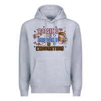 Heather Grey raising my husband is exhausting Premium Hoodie - MaliasSmallBusiness
