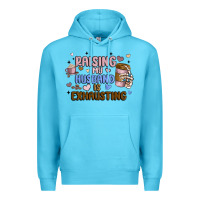 Ocean Blue raising my husband is exhausting Premium Hoodie - MaliasSmallBusiness
