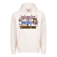 Pale Pink raising my husband is exhausting Premium Hoodie - MaliasSmallBusiness