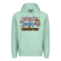 Seafoam raising my husband is exhausting Premium Hoodie - MaliasSmallBusiness