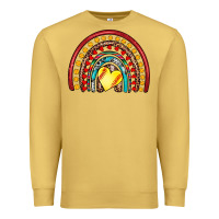 Antique Gold softball rainbow Premium Sweatshirt - Artiststas
