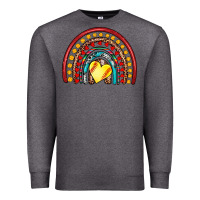 Charcoal Heather softball rainbow Premium Sweatshirt - Artiststas