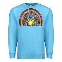 Ocean Blue softball rainbow Premium Sweatshirt - Artiststas