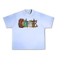 Grape Ice western love bull skull with gemstone and sunflowe Urban Heavy Tee - texasbilliewilder