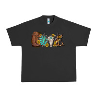 Pigment Black western love bull skull with gemstone and sunflowe Urban Heavy Tee - texasbilliewilder