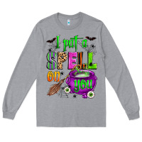 Heather Grey i put a spell on you Long Sleeve Tee - Zillion Design Studio