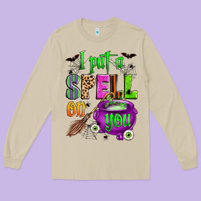 I Put A Spell On You Long Sleeve Tee Designed By Zillion Design Studio