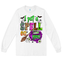 White i put a spell on you Long Sleeve Tee - Zillion Design Studio