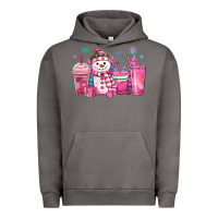 Pigment Tornado pink christmas snowman coffee cups Urban Hoodie - MaliasSmallBusiness