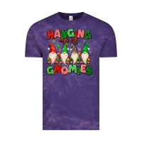 Cloud Purple hanging with my gnomies Vintage Tee - MaliasSmallBusiness