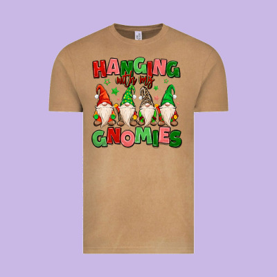 Vintage Tee hanging with my gnomies