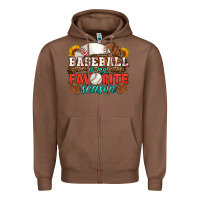 Chestnut baseball is my favorite season Zipper Hoodie - HRA Design Shop