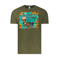 Vintage Olive cold like my soul Vintage Tee - BarkalooDesign