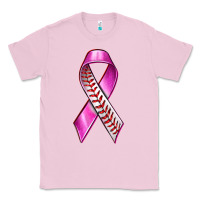 Bubblegum Pink Breast Cancer Ribbon Baseball Classic Tee - texasbilliewilder