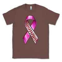 Chestnut Breast Cancer Ribbon Baseball Classic Tee - texasbilliewilder