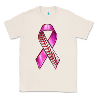 Natural Breast Cancer Ribbon Baseball Classic Tee - texasbilliewilder