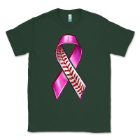 Sports Green Breast Cancer Ribbon Baseball Classic Tee - texasbilliewilder