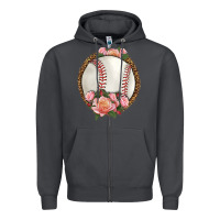 Smoke western baseball with roses Zipper Hoodie - HRA Design Shop