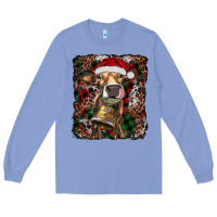 Christmas Heifer With Leoard And Cowhide Long Sleeve Tee | Teevron
