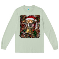 Matcha christmas heifer with leoard and cowhide Long Sleeve Tee - RanaPortraitStore