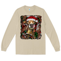 Mushroom christmas heifer with leoard and cowhide Long Sleeve Tee - RanaPortraitStore