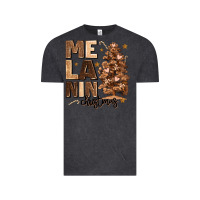 Vintage Black melanin christmas with christmas tree Vintage Tee - MaliasSmallBusiness