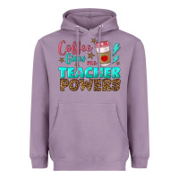 Lavender coffee gives me teacher powers Heavyweight Hoodie - BundleAndBundleShop