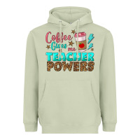 Matcha coffee gives me teacher powers Heavyweight Hoodie - BundleAndBundleShop