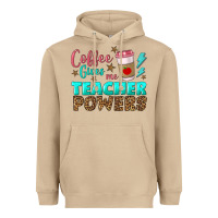 Mushroom coffee gives me teacher powers Heavyweight Hoodie - BundleAndBundleShop