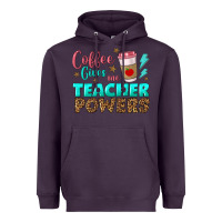 Plum coffee gives me teacher powers Heavyweight Hoodie - BundleAndBundleShop