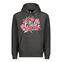 Charcoal Heather bride Premium Hoodie - MaliasSmallBusiness