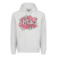 Dove Grey bride Premium Hoodie - MaliasSmallBusiness