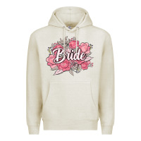 Oatmeal Heather bride Premium Hoodie - MaliasSmallBusiness