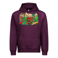 Mauve Wine teacher fall Urban Hoodie - MaliasSmallBusiness