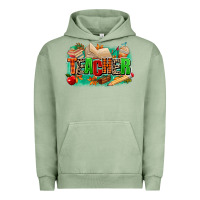 Pigment Oil Green teacher fall Urban Hoodie - MaliasSmallBusiness