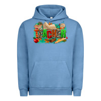 Pigment Pebble Blue teacher fall Urban Hoodie - MaliasSmallBusiness