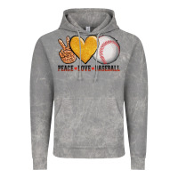 Cloud Rock peace love baseball Vintage Hoodie - AdoDesignShop