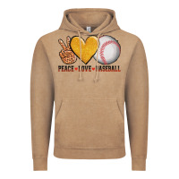 Vintage Coffee peace love baseball Vintage Hoodie - AdoDesignShop