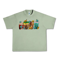Oil Green western rodeo coffee cup Urban Heavy Tee - texasbilliewilder