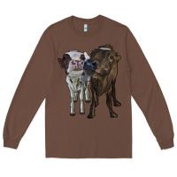 Chestnut two heifer cows Long Sleeve Tee - RanaPortraitStore
