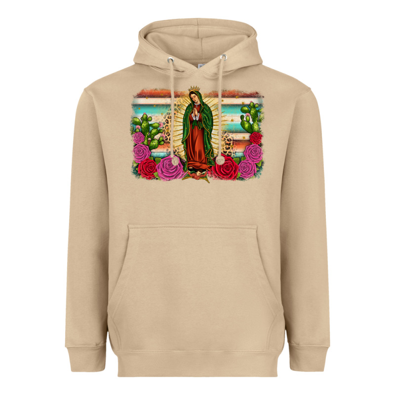 Western Our Lady Of Guadalupe Heavyweight Hoodie by JahusDesignShop | Teevron