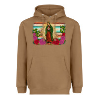 Toasted Coconut western our lady of guadalupe Heavyweight Hoodie - JahusDesignShop