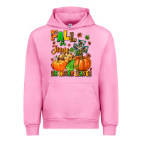 Fuchsia Pink fall for jesus he never leaves Urban Hoodie - MaliasSmallBusiness